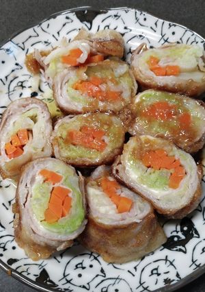 野菜肉巻-レシピのメイン写真