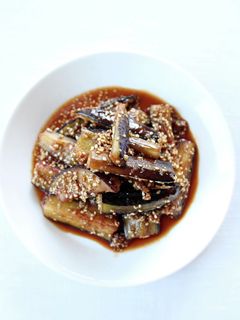 茄子だけで美味しい【茄子のごま炒め】-レシピのメイン写真