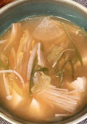 ピリ辛味噌スープ-レシピのメイン写真