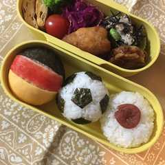 รูปของ サッカーワールドカップ応援弁当