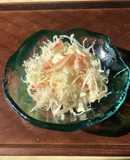 ちぎるだけで完成☆キャベツの千切りサラダ