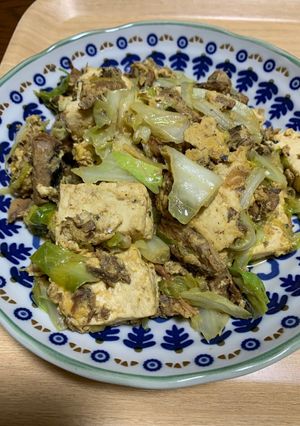 缶詰でさばカレーチャンプルー-レシピのメイン写真