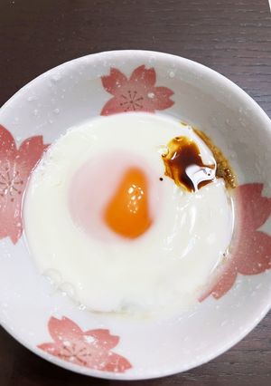 レンジで簡単半熟卵 好好吃的半熟鸡蛋-レシピのメイン写真