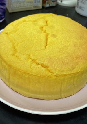 ふわしゅわ！かぼちゃのスフレチーズケーキ-レシピのメイン写真