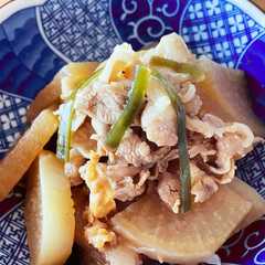 รูปของ #大根と#豚バラ肉の#ご飯が進むおかず