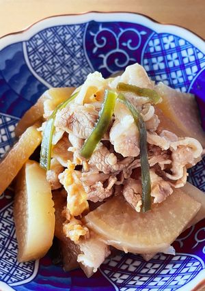 #大根と#豚バラ肉の#ご飯が進むおかず-レシピのメイン写真