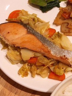 塩鮭の味噌キャベツ蒸し焼き-レシピのメイン写真