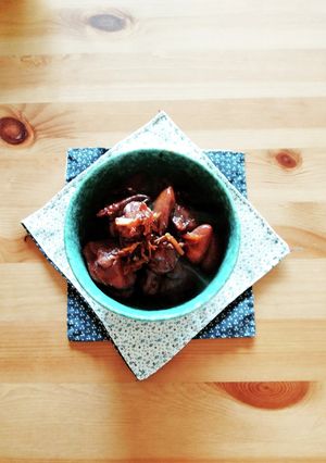 鳥肝の煮付け-レシピのメイン写真