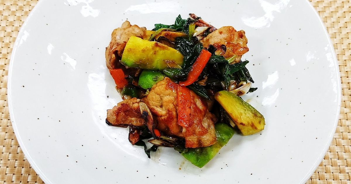 ダイヤのA　クックパッド 肉とアボカドの甘辛炒め by 宇城市 【クックパッド】 簡単おいしい