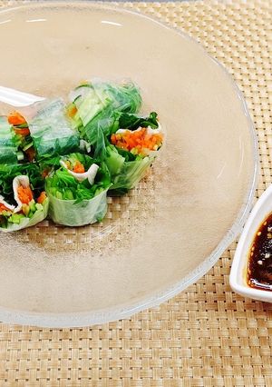 好きな野菜で☆簡単！生春巻き-レシピのメイン写真