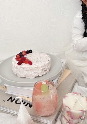 子供と作るヨーグルトミックスベリーケーキ-レシピのメイン写真