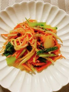 うどんスープで切り干しとキムチのナムル-レシピのメイン写真
