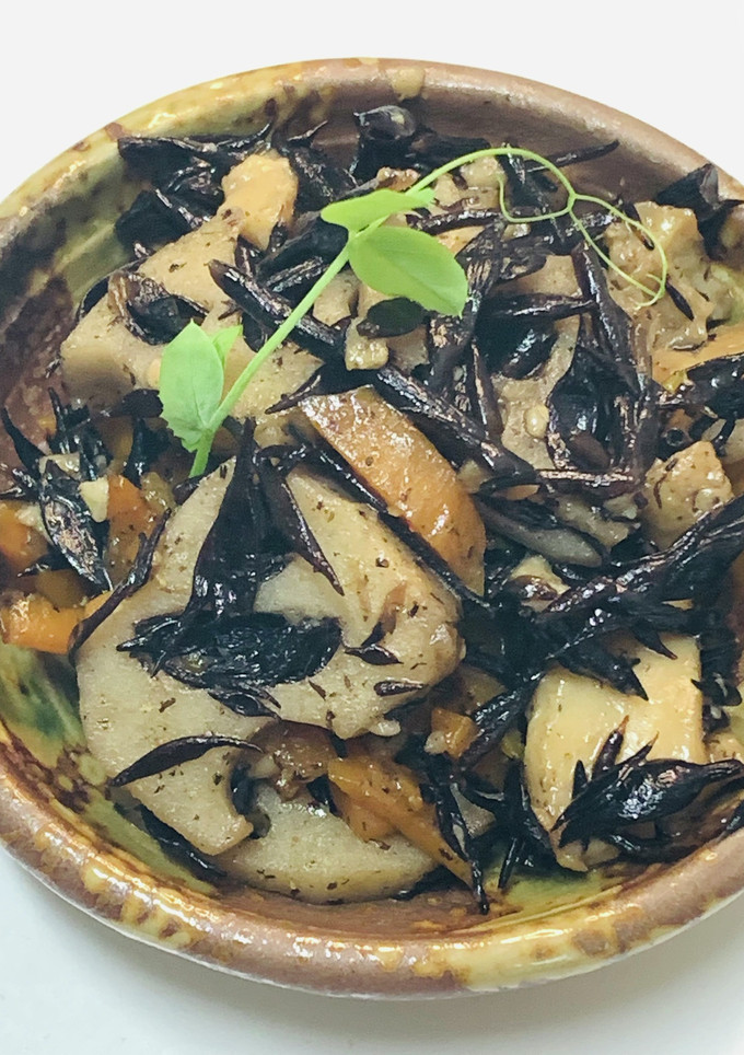 作り置き定番の蓮根とひじきの炒り煮-レシピのメイン写真