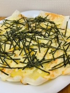 めんたい餅ピザ【ここから栄養士】-レシピのメイン写真
