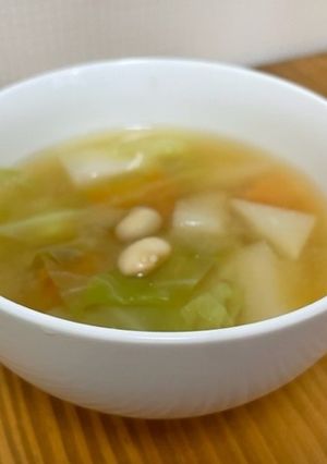 野菜いっぱいみそ汁【ここから栄養士】-レシピのメイン写真