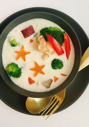 野菜の豆乳スープ(バイタミックスレシピ)-レシピのメイン写真