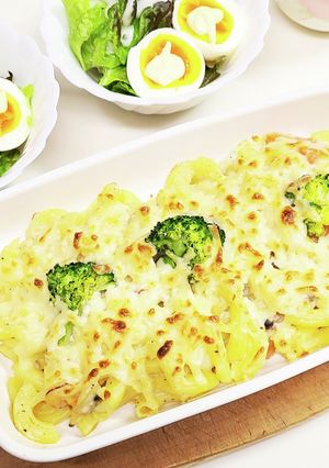 ♪◇ミルクスープをグラタンにリメイク◇♪-レシピのメイン写真