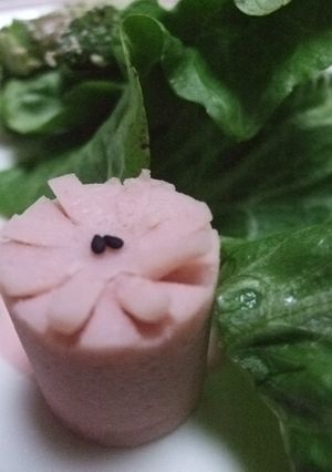 お弁当に♪魚肉ソーセージのお花-レシピのメイン写真