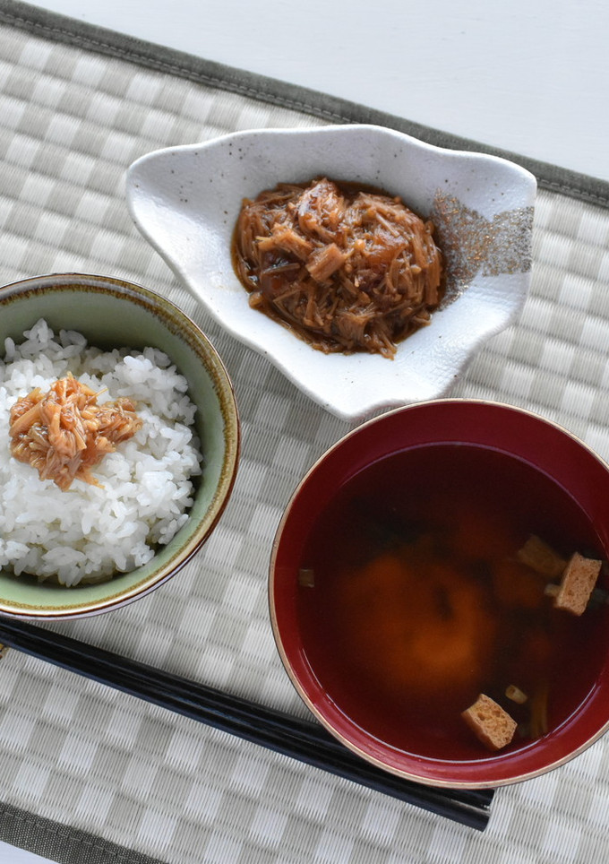 やみつく旨さ　梅なめたけ-レシピのメイン写真