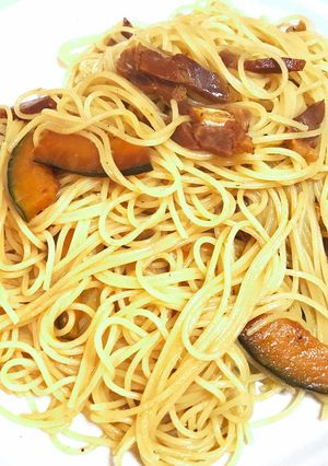 かぼちゃのパスタ-レシピのメイン写真