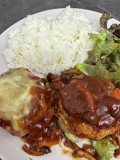 【豚ひき肉で!】絶品煮込みハンバーグ!-レシピのメイン写真
