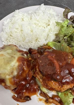 【豚ひき肉で！】絶品煮込みハンバーグ！-レシピのメイン写真