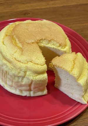 お米の粉でスフレケーキ-レシピのメイン写真