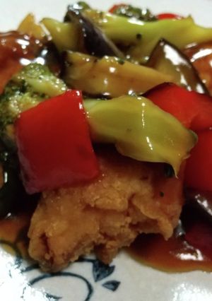 鶏唐揚げの甘酢あんかけ-レシピのメイン写真