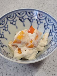 柿の白和え-レシピのメイン写真