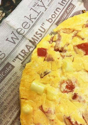 トマトとチーズの簡単キッシュ-レシピのメイン写真