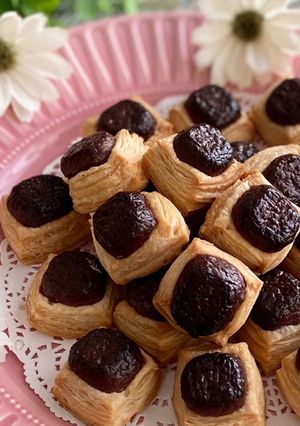 材料２つ♡パイシートで焼きチョコパイ-レシピのメイン写真