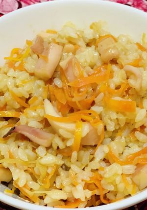 深川めし風イカ味噌ご飯-レシピのメイン写真