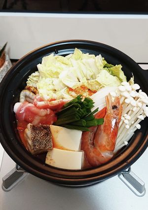 海鮮キムチ鍋-レシピのメイン写真