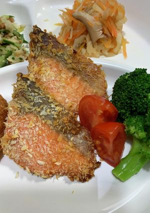 秋鮭のからしマヨネーズ焼き♪-レシピのメイン写真