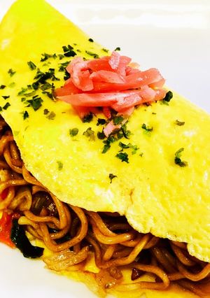 糖質オフ☆簡単オムそば♪-レシピのメイン写真