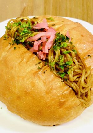 糖質オフ☆焼きそばパン♪-レシピのメイン写真