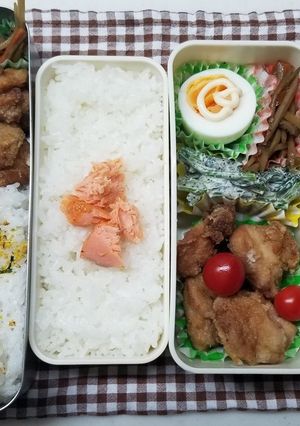 から揚げ弁当(11.23)-レシピのメイン写真