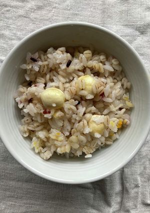 簡単♪薬膳　蓮の実ごはん-レシピのメイン写真