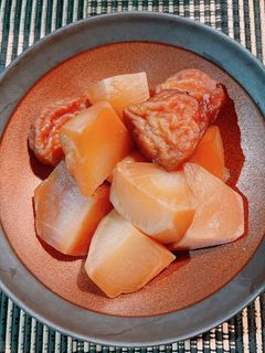 ☆電子圧力鍋でカブと練り物の煮物☆-レシピのメイン写真