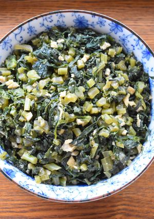 大根葉と油揚げの味噌炒めふりかけ-レシピのメイン写真