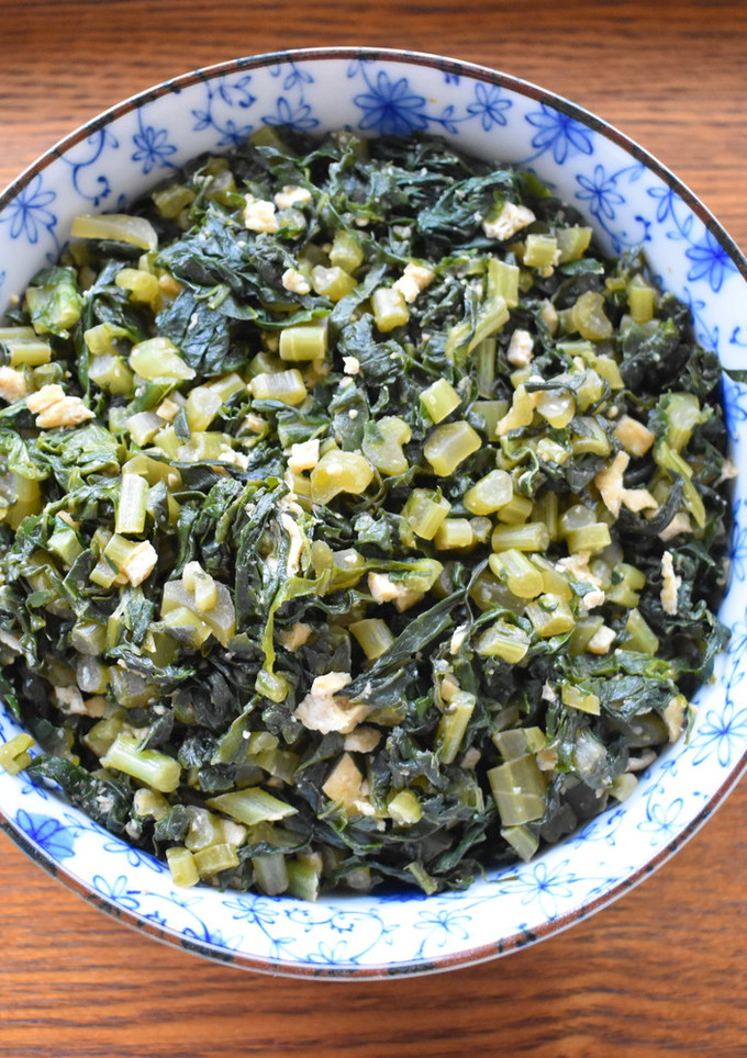 大根葉と油揚げの味噌炒めふりかけ-レシピのメイン写真