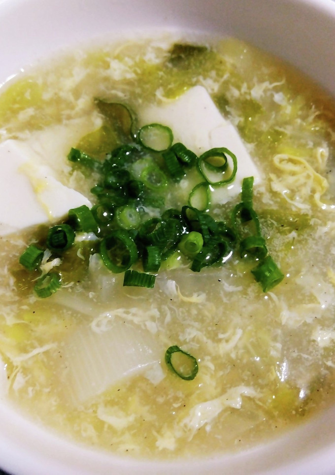 白菜と長ねぎのとろとろ中華スープ-レシピのメイン写真