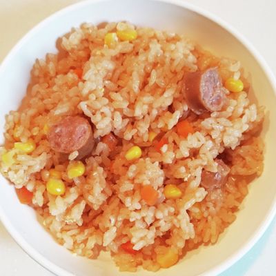 ケチャップライス1 旨ウマ♪炊飯器で簡単！ケチャップライス by 高血圧でおじゃる