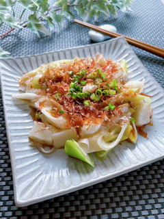お餅の消費に★ねぎおかか焼き餅-レシピのメイン写真