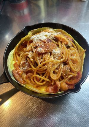 アッツアツ鉄板ナポリタン-レシピのメイン写真