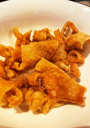 時間が経っても美味 子供喜ぶ鶏皮チップス-レシピのメイン写真