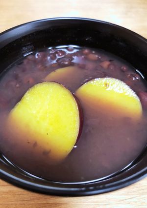 さつまいもの塩煮と簡単 お汁粉♪♪-レシピのメイン写真