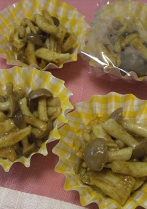 冷凍可！お弁当おかず　しめじカレー炒め-レシピのメイン写真