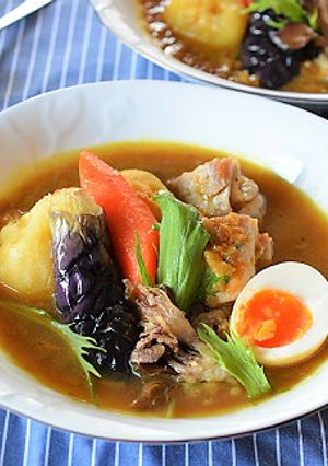 たっぷり野菜とチキンのスープカレー♪-レシピのメイン写真