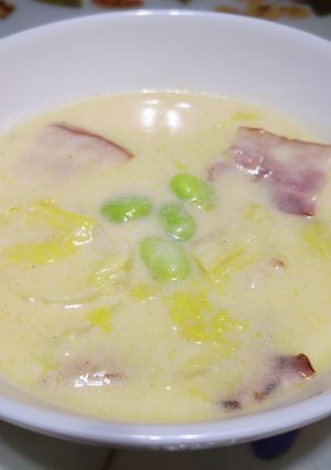 白菜とベーコンのシチュー-レシピのメイン写真
